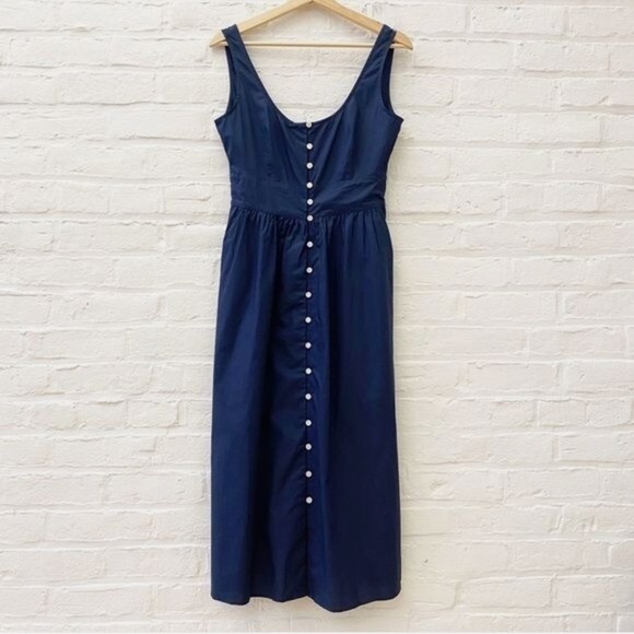J. Crew Dresses & Skirts - J. Crew Navy Blue Midi Dress